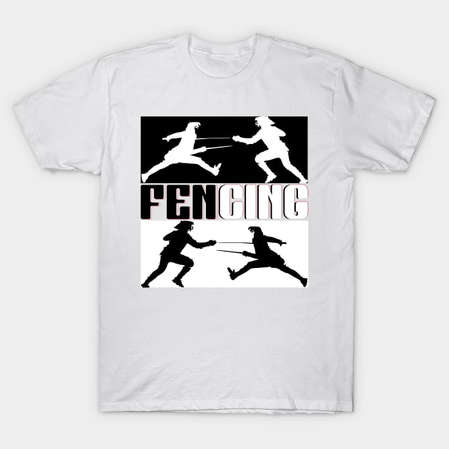 fencing sport T-Shirt by GuettoUnderClothing